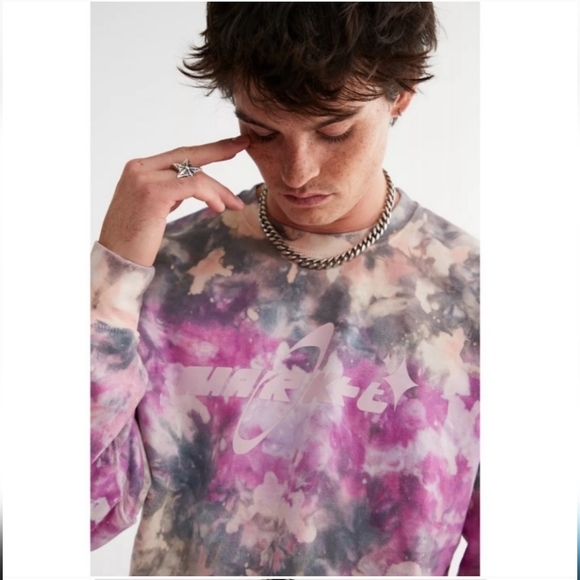 Urban Outfitters Market Cosmo Astro Tie-dyed Pullover Sweatshirt🌌✨🛸 - Picture 3 of 9